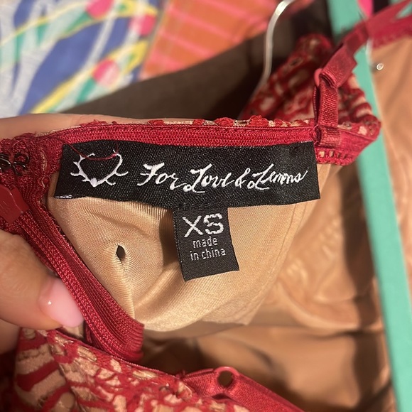 For Love and Lemons Red Lace Dress! 💃🏻 - Picture 4 of 5